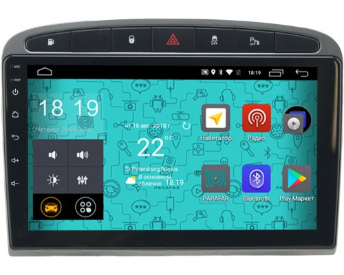 Parafar для Peugeot 308 I, 408, RCZ I 2010-2014 на Android 6.0.1 (PF081Lite-G)