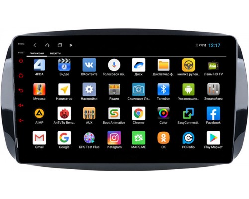 Parafar для Smart Fortwo III 2014-2021, Forfour II 2014-2021 на Android 10.0 (PF214AHD)