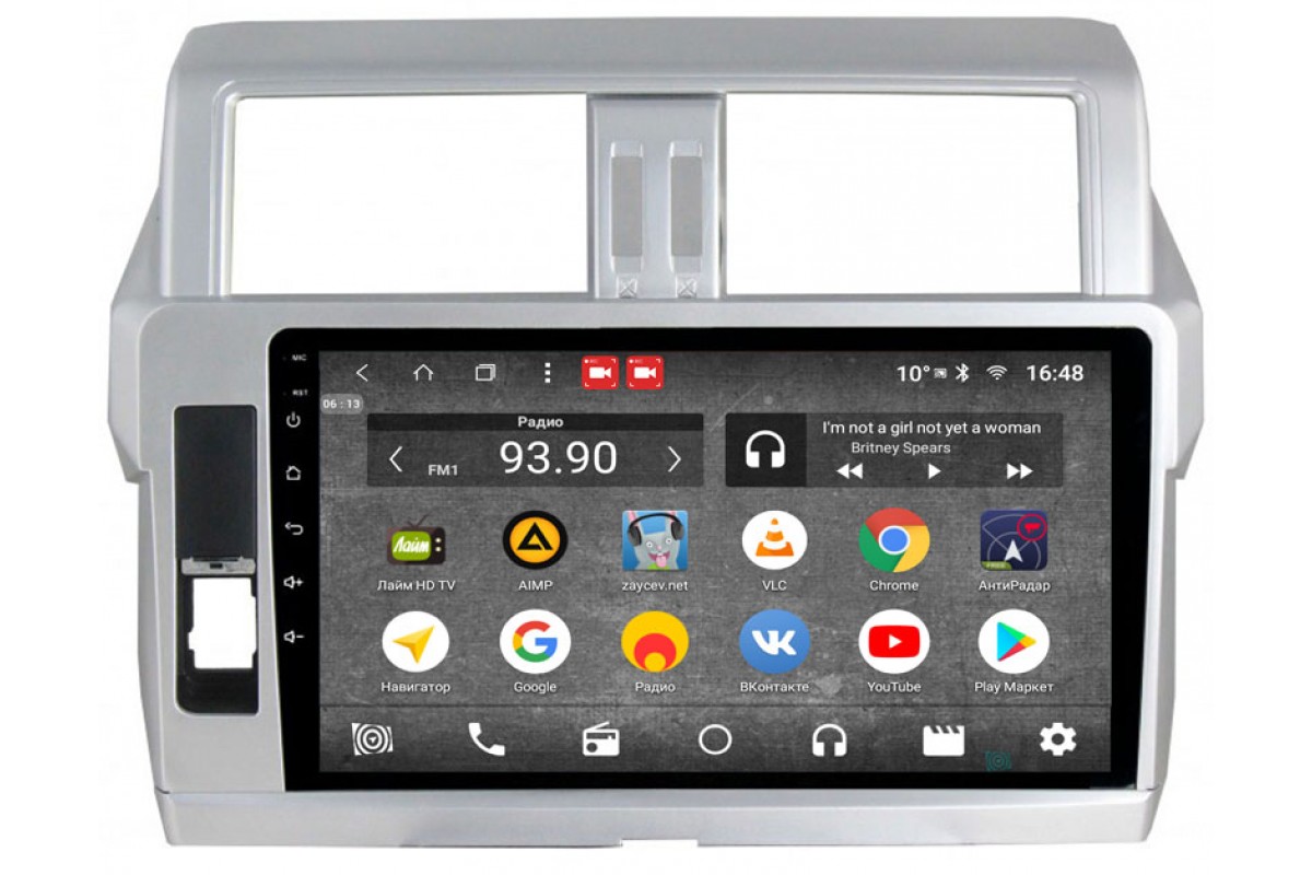 Штатная магнитола Parafar для Toyota LC Prado 150 2013-2017 на Android  8.1.0 (PF347XHD-High) для авто с 360 Купить