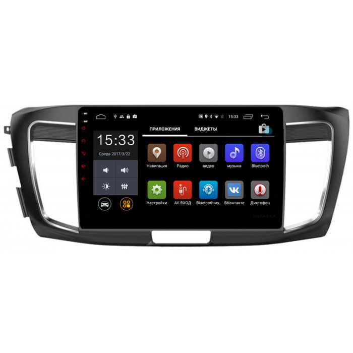 Штатная автомагнитола Parafar для Honda Accord 9 (IX) 2013-2015 на Android 6.0.1 (PF400Lite)