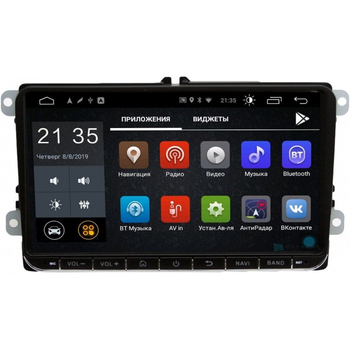 Штатная магнитола Parafar для Volkswagen Amarok, Caddy, Golf, Jetta, Passat, Polo на Android 8.1 (PF904LTX)