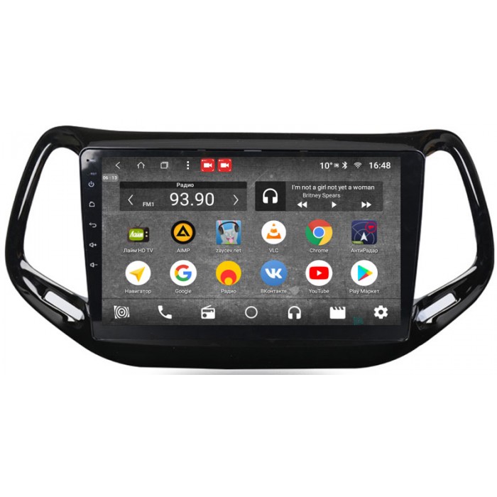 Штатная магнитола Parafar для Jeep Compass II 2017-2018 на Android 8.1.0 (PF997K)