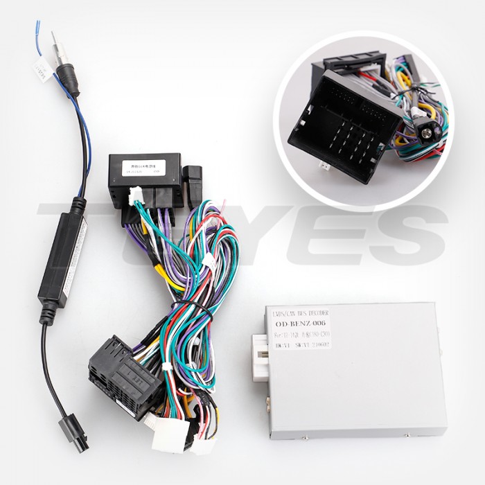 Комплект проводов Canbox 288 для Mercedes-Benz C-Class 3 W204 C204 S204 2011-2015 (can OD LVDS)