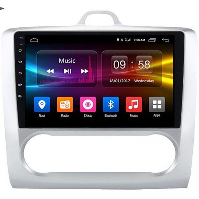Штатная магнитола Roximo Ownice G30 S9201J-A для Ford Focus 2005-2010 с климатом на Android 9.0
