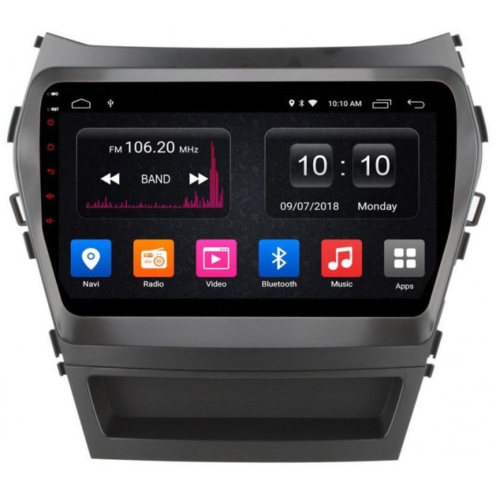 Штатная магнитола Roximo Ownice G30 S9703J для Hyundai Santa Fe III 2012-2018 на Android 9.0