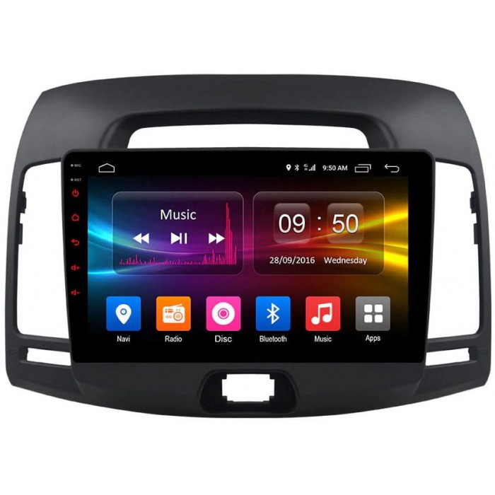 Штатная магнитола Roximo Ownice G10 S9721E для Hyundai Elantra IV (HD) 2006-2011 на Android 8.1