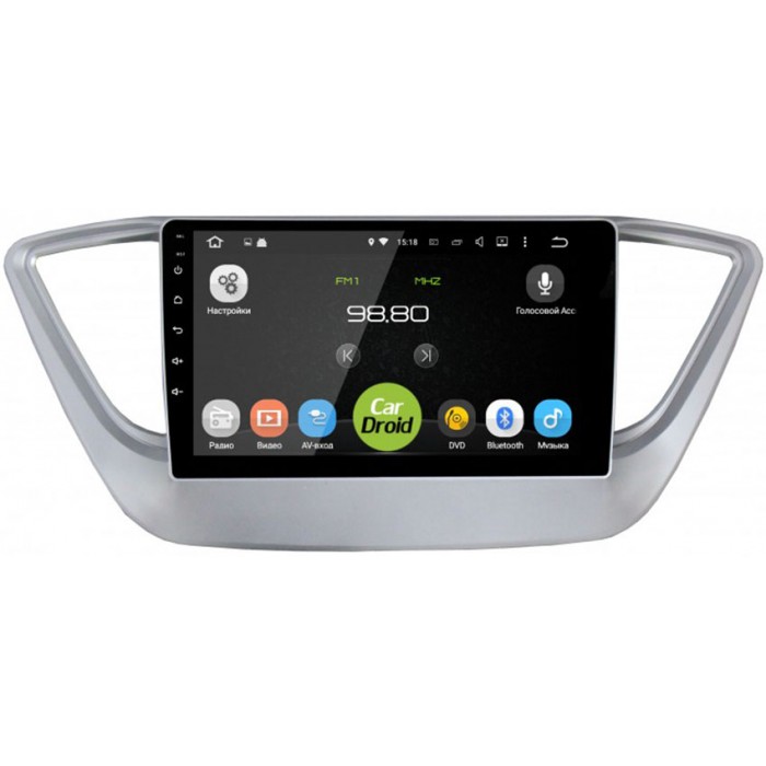 Штатная магнитола Roximo CarDroid RD-2011F-N17 Hyundai Solaris II 2017-2021 (Android 10)