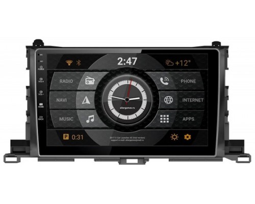 Subini TOY106 для Toyota Highlander (U50) 2014-2018 на Android 6.0