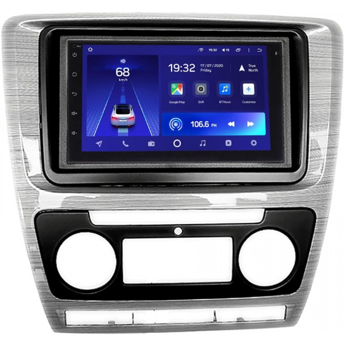 Головное устройство в штатное место 2 din Skoda Octavia II (A5) 2004-2013 глянец (с климат-контролем) Teyes CC2L 7 дюймов 1/16 RP-11-042-392 на Android 8.1 (DSP, AHD)