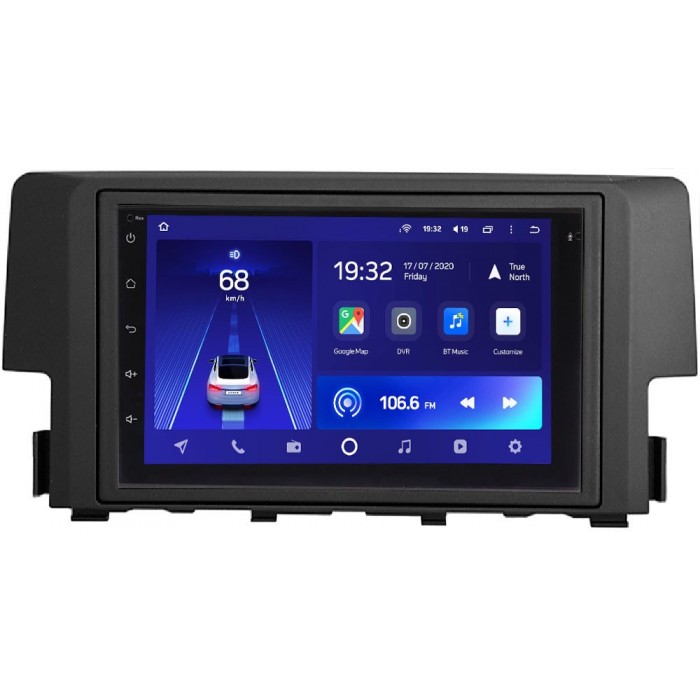 Головное устройство в штатное место 2 din Honda Civic 10 (X) 2016-2021 Teyes CC2L 7 дюймов 1/16 RP-11-650-272 на Android 8.1 (DSP, AHD)