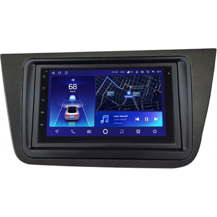 Головное устройство в штатное место 2 din Seat Altea I 2004-2015 (черная) Teyes CC2 PLUS 7 дюймов 3/32 RP-11-582-389 на Android 10 (4G-SIM, DSP)