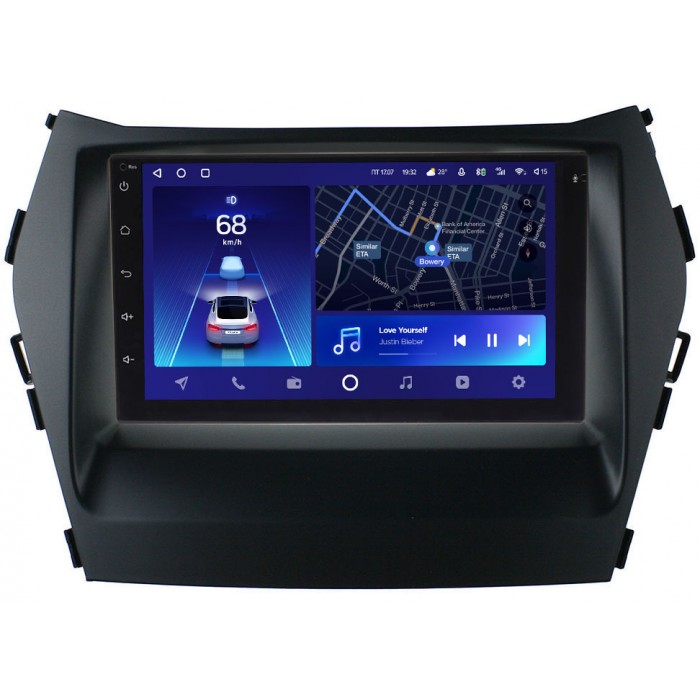 Головное устройство в штатное место 2 din Hyundai Santa Fe III 2012-2018 Teyes CC2 PLUS 7 дюймов 3/32 RP-HDIX45-107 на Android 10 (4G-SIM, DSP)