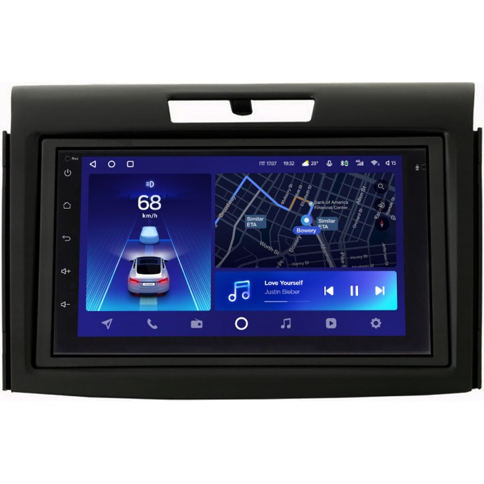 Головное устройство в штатное место 2 din Honda CR-V IV 2012-2016 (черная) Teyes CC2 PLUS 7 дюймов 4/64 RP-HNCRC-251 на Android 10 (4G-SIM, DSP)