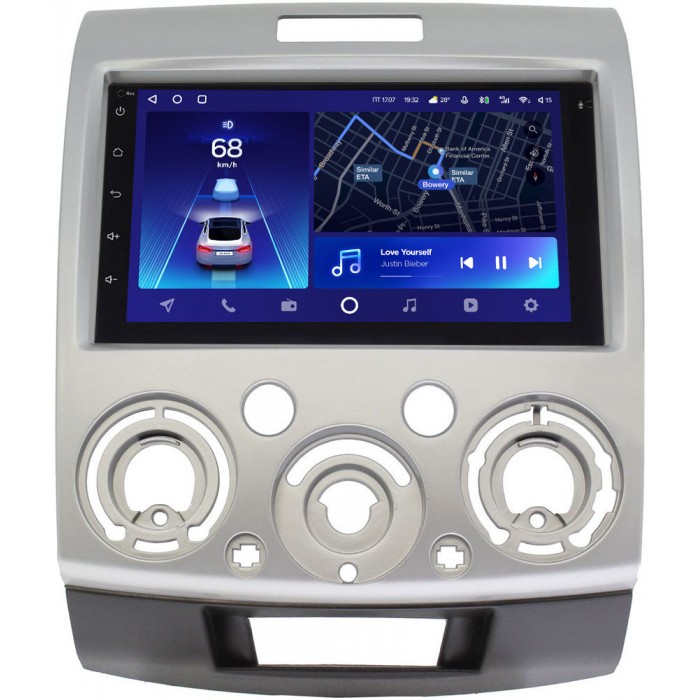 Головное устройство в штатное место 2 din Mazda BT-50 I 2006-2011 (серая) Teyes CC2 PLUS 7 дюймов 3/32 RP-MZBT50-148 на Android 10 (4G-SIM, DSP)