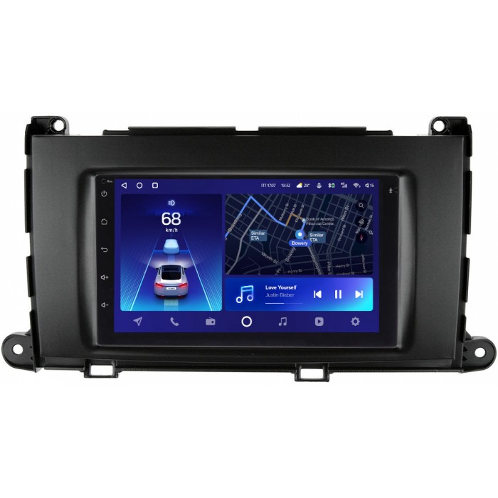 Головное устройство в штатное место 2 din Toyota Sienna III 2010-2014 Teyes CC2 PLUS 7 дюймов 4/64 RP-TYSNB-131 на Android 10 (4G-SIM, DSP)