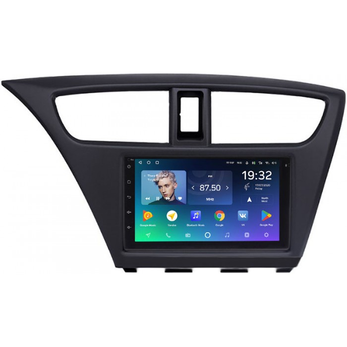 Головное устройство в штатное место 2 din Honda Civic 9 (IX) 2011-2015 Hatchback Teyes SPRO PLUS 7 дюймов 4/64 RP-11-267-255 на Android 10 (4G-SIM, DSP)