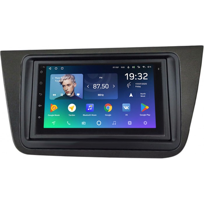 Головное устройство в штатное место 2 din Seat Altea I 2004-2015 (черная) Teyes SPRO PLUS 7 дюймов 4/64 RP-11-582-389 на Android 10 (4G-SIM, DSP)