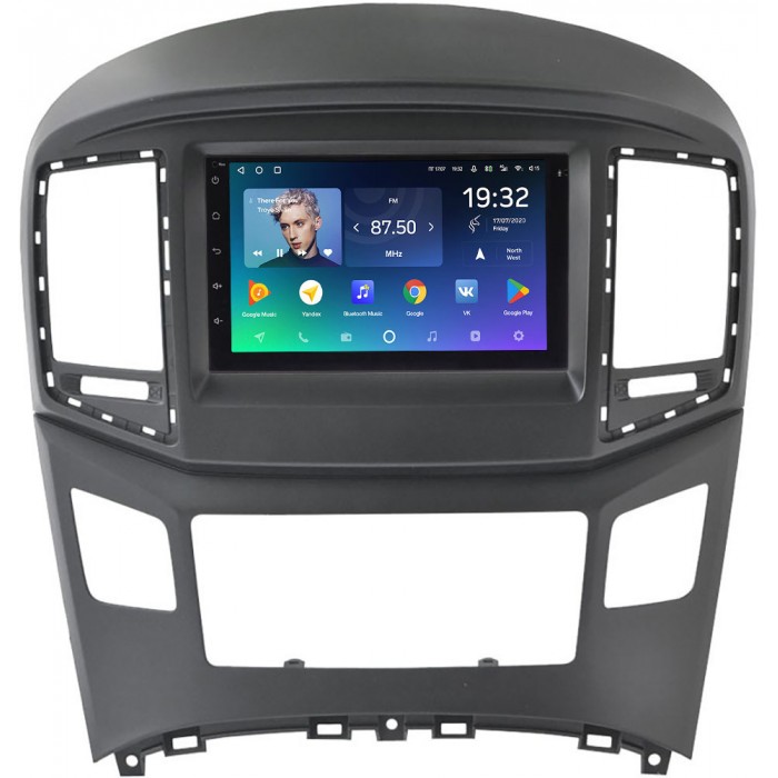 Головное устройство в штатное место 2 din Hyundai H1 II, Grand Starex I 2015-2019 (черная) Teyes SPRO PLUS 7 дюймов 4/64 RP-11-604-282 на Android 10 (4G-SIM, DSP)