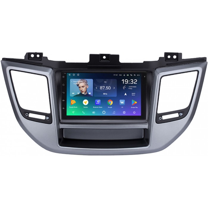 Головное устройство в штатное место 2 din Hyundai Tucson III 2015-2018 (черный,серебро) Teyes SPRO PLUS 7 дюймов 3/32 RP-11-613-284 на Android 10 (4G-SIM, DSP)