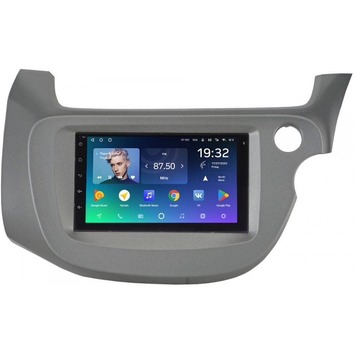 Головное устройство в штатное место 2 din Honda Fit II 2007-2014 (правый руль) серебро Teyes SPRO PLUS 7 дюймов 3/32 RP-11-671-274 на Android 10 (4G-SIM, DSP)