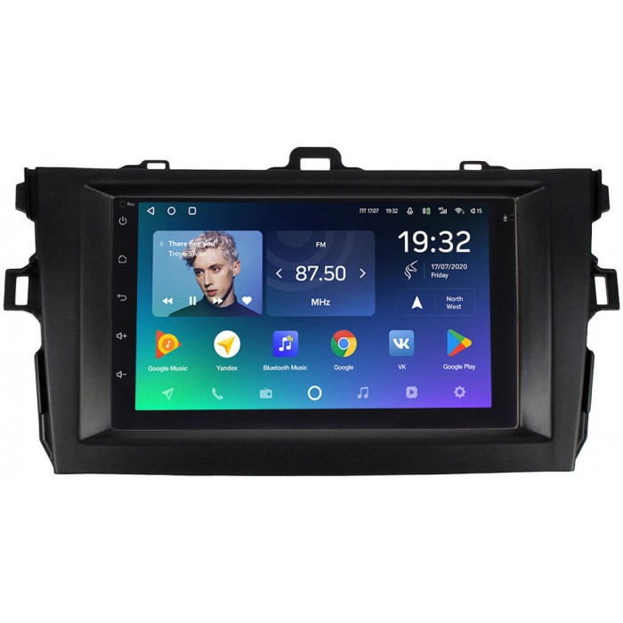 Штатная магнитола Toyota Corolla X 2006-2013 (черная) Teyes SPRO PLUS 7 дюймов 4/64 RP-TYCV14XB-47 на Android 10 (4G-SIM, DSP)