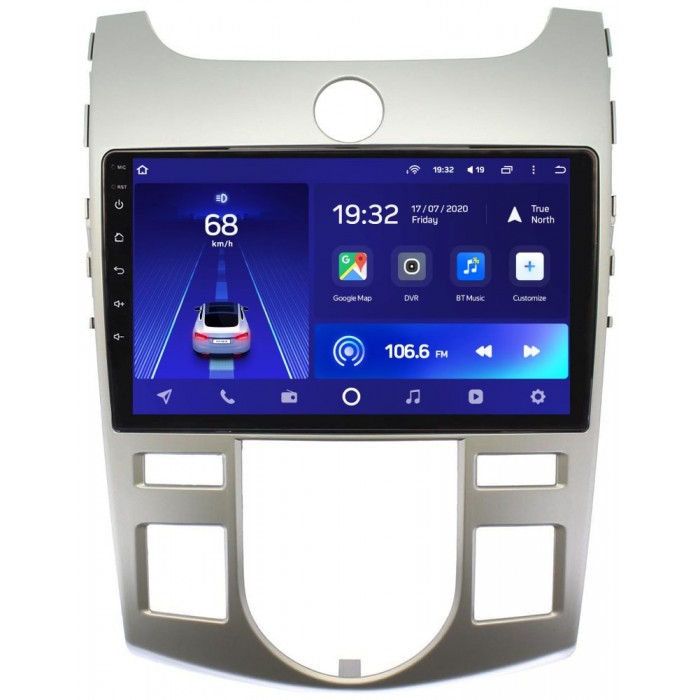 Штатное головное устройство Kia Cerato II 2009-2013 (серебро) Teyes CC2L PLUS 9 дюймов 2/32 RM-9019 для авто с климатом (тип 1) на Android 8.1 (DSP, IPS, AHD)