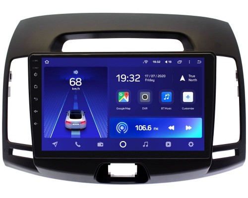 Hyundai Elantra IV (HD) 2006-2011 (темно-серая) Teyes CC2L PLUS 9 дюймов 1/16 RM-9077 на Android 8.1 (DSP, IPS, AHD)