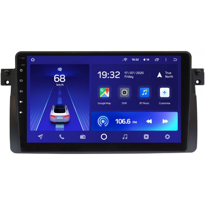 Штатное головное устройство Teyes CC2L PLUS 9 дюймов 1/16 RM-9163 для BMW 3 (E46) на Android 8.1 (DSP, IPS, AHD)