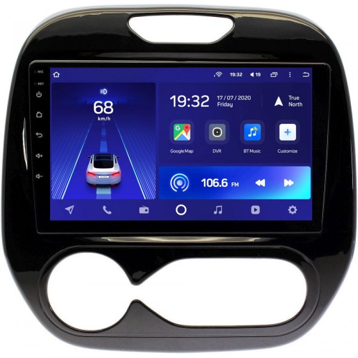 Штатное головное устройство Teyes CC2L PLUS 9 дюймов 2/32 RM-9185 для Renault Kaptur 2016-2021 (климат) на Android 8.1 (DSP, IPS, AHD)