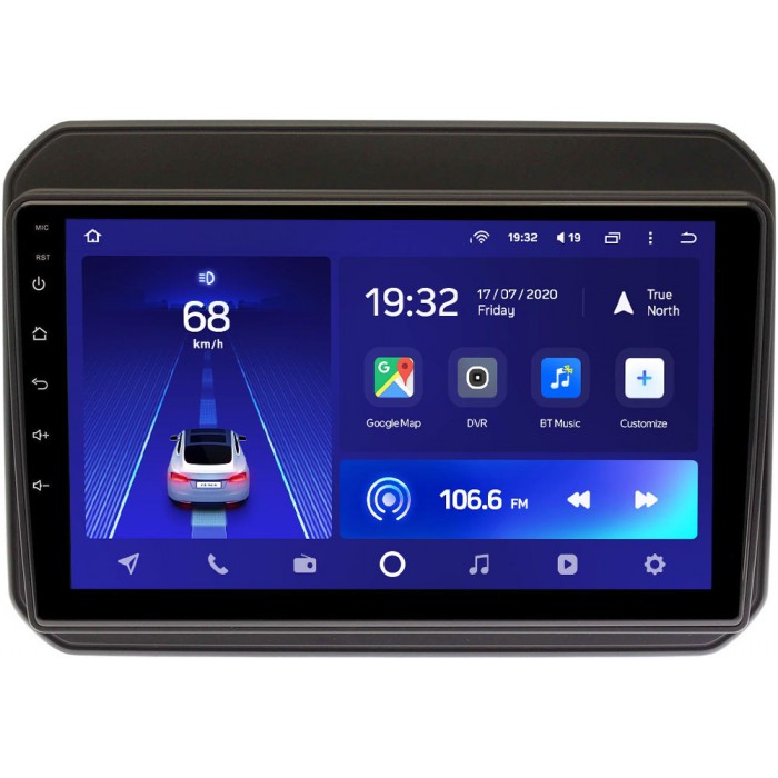 Штатное головное устройство Teyes CC2L PLUS 9 дюймов 1/16 RM-9168 для Suzuki Ignis III 2016-2020 на Android 8.1 (DSP, IPS, AHD)