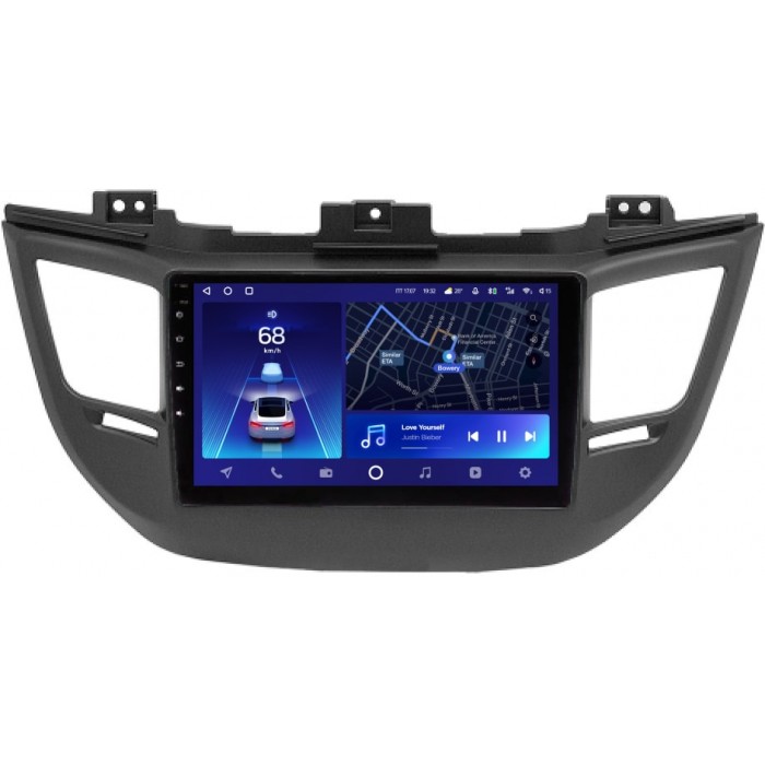 Штатное головное устройство Teyes CC2 PLUS 9 дюймов 3/32 RM-9-064 для Hyundai Tucson III 2015-2018 на Android 10 (4G-SIM, DSP, QLed) для авто без камеры