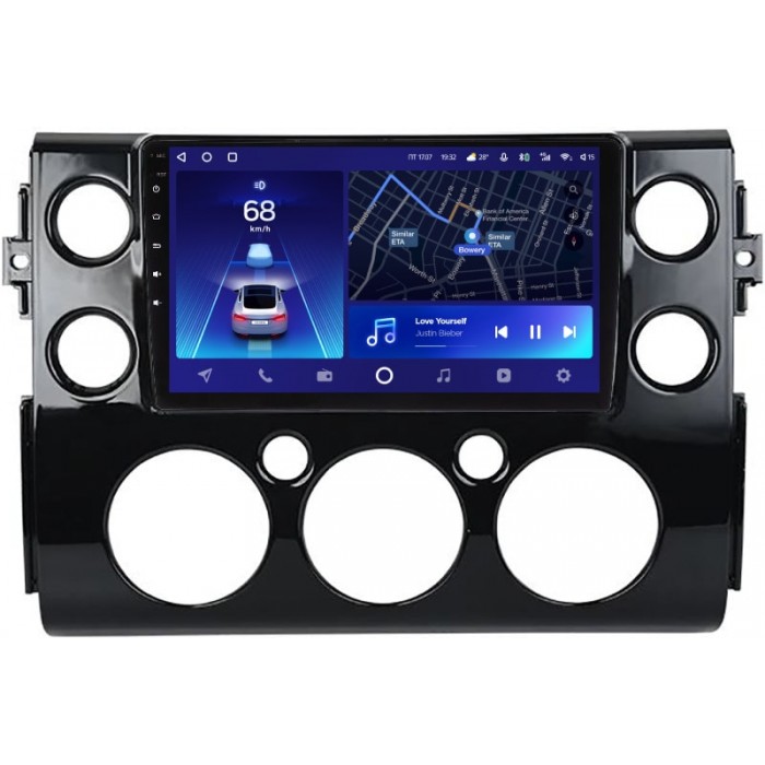 Штатное головное устройство Teyes CC2 PLUS 9 дюймов 4/64 RM-9-188 для Toyota FJ Cruiser 2006-2020 на Android 10 (4G-SIM, DSP, QLed)