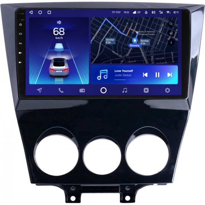 Штатное головное устройство Teyes CC2 PLUS 9 дюймов 4/64 RM-9-234 для Mazda RX-8 2008-2012 на Android 10 (4G-SIM, DSP, QLed)