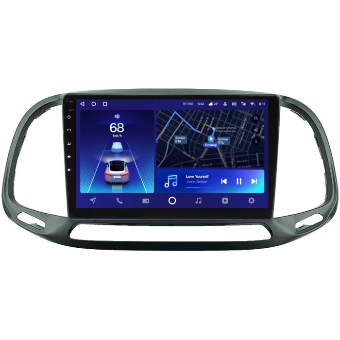 Штатное головное устройство Fiat Doblo II 2015-2021 Teyes CC2 PLUS 9 дюймов 4/64 RM-9-636 на Android 10 (4G-SIM, DSP, QLed)