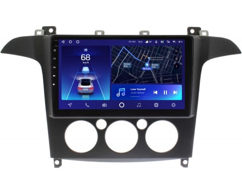 Ford S-MAX 2006-2015 (с кондиционером) Teyes CC2 PLUS 9 дюймов 3/32 RM-9-FR098N на Android 10 (4G-SIM, DSP, QLed)