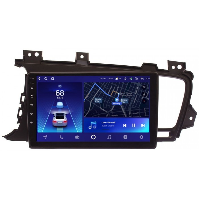 Штатное головное устройство Teyes CC2 PLUS 9 дюймов 3/32 RM-9016 для Kia Optima III 2010-2013 на Android 10 (4G-SIM, DSP, QLed) для авто с камерой