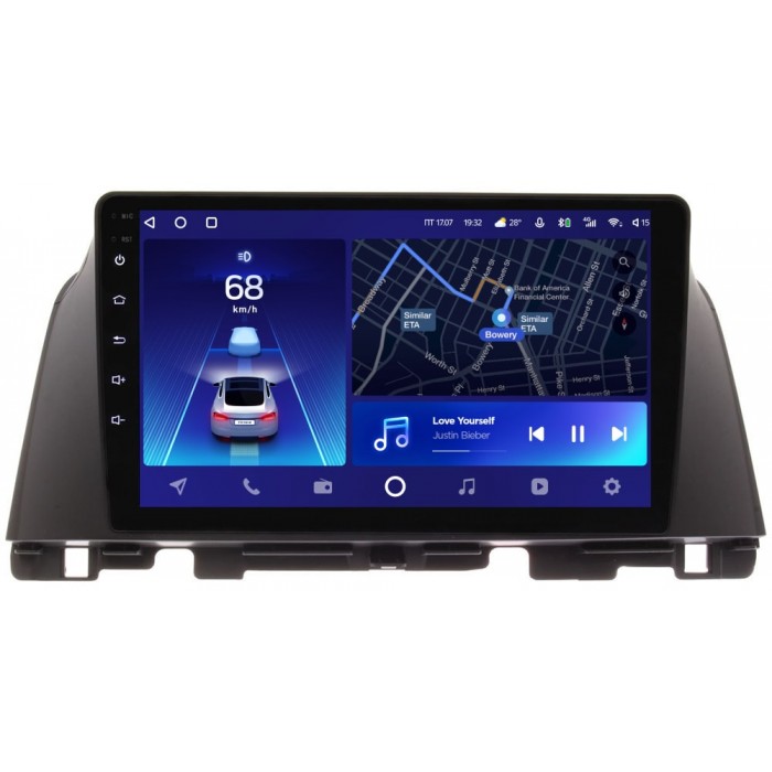 Штатное головное устройство Kia Optima IV 2015-2021 (для авто с камерой или круговым обзором) Teyes CC2 PLUS 10 дюймов 6/128 RM-10-647-1 на Android 10 (4G-SIM, DSP, QLed)