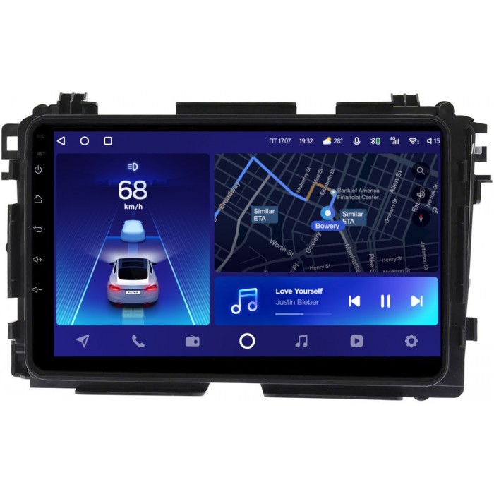 Штатное головное устройство Teyes CC2 PLUS 9 дюймов 3/32 RM-9141 для Honda Vezel 2013-2021 на Android 10 (4G-SIM, DSP, QLed)