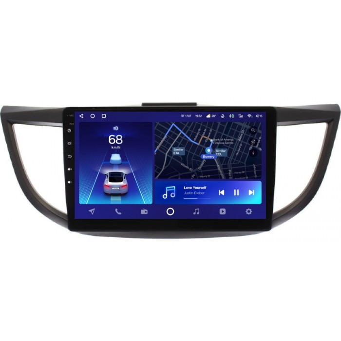 Штатное головное устройство Teyes CC2 PLUS 10 дюймов 3/32 RM-1012 для Honda CR-V IV 2012-2016 на Android 10 (4G-SIM, DSP, QLed)