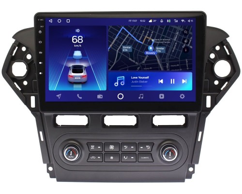 Ford Mondeo IV 2010-2015 (черная) Teyes CC2 PLUS 10 дюймов 3/32 RM-1018 для авто с Blaupunkt на Android 10 (4G-SIM, DSP, QLed)