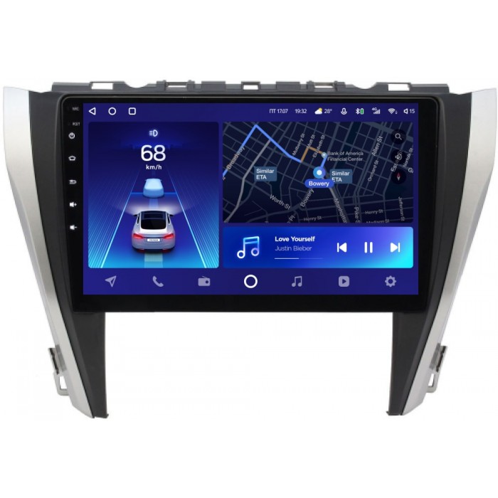 Штатное головное устройство Teyes CC2 PLUS 10 дюймов 6/128 RM-1045 для Toyota Camry V55 2014-2018 (для авто без камеры) на Android 10 (4G-SIM, DSP, QLed)