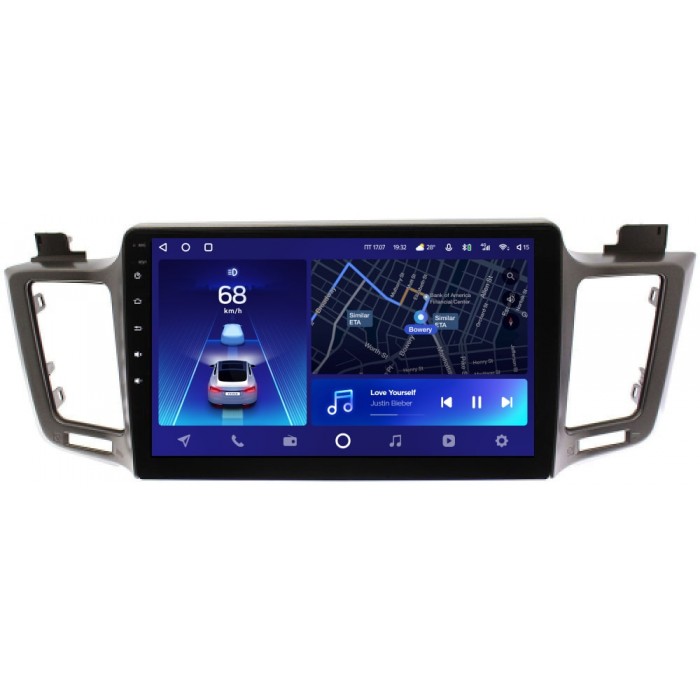 Штатное головное устройство Toyota RAV4 (CA40) 2013-2019 Teyes CC2 PLUS 10 дюймов 4/64 RM-1060 (для авто без камеры) на Android 10 (4G-SIM, DSP, QLed)