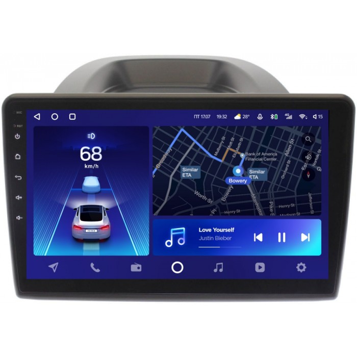 Штатное головное устройство Teyes CC2 PLUS 10 дюймов 4/64 RM-1054 для Ford Ecosport 2018-2021 на Android 10 (4G-SIM, DSP, QLed)