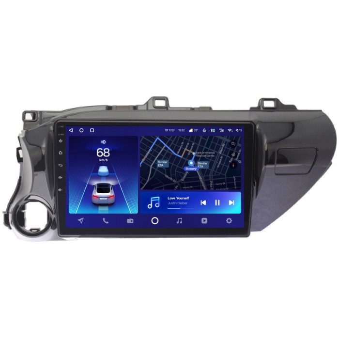 Штатное головное устройство Toyota Hilux VIII 2015-2021 Teyes CC2 PLUS 10 дюймов 6/128 RM-1071 на Android 10 (4G-SIM, DSP, QLed) (для авто без магнитолы)