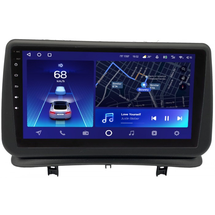 Штатная магнитола Renault Clio 3 (2005-2014) Teyes CC2 PLUS 10 дюймов 4/64 RM-10-1406 на Android 10 (4G-SIM, DSP, QLed)