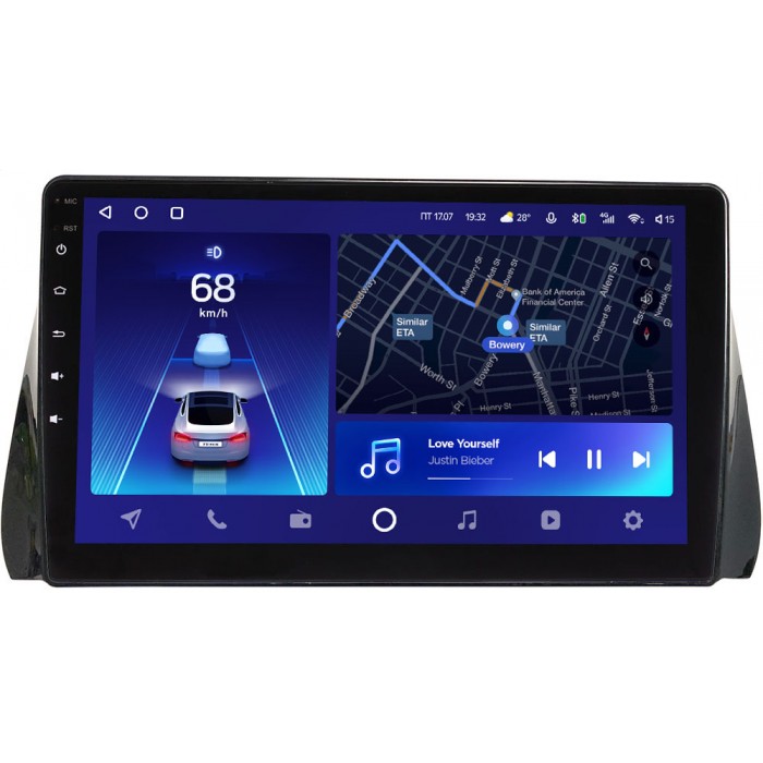 Штатное головное устройство Teyes CC2 PLUS 10 дюймов 4/64 RM-10-684 для Toyota Prius IV (XW50) 2015-2021 на Android 10 (4G-SIM, DSP, QLed)