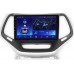 Штатное головное устройство Jeep Cherokee V (KL) 2013-2021 Teyes CC2 PLUS 10 дюймов 4/64 RM-10-811 на Android 10 (4G-SIM, DSP, QLed)