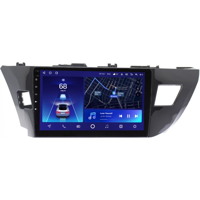 Штатное головное устройство Toyota Corolla XI 2013-2015 Teyes CC2 PLUS 10 дюймов 4/64 RM-1026 на Android 10 (4G-SIM, DSP, QLed) (для авто с камерой)