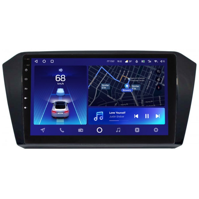 Штатное головное устройство Teyes CC2 PLUS 10 дюймов 3/32 RM-2758 для Volkswagen Passat B8 2014-2021 на Android 10 (4G-SIM, DSP, QLed)