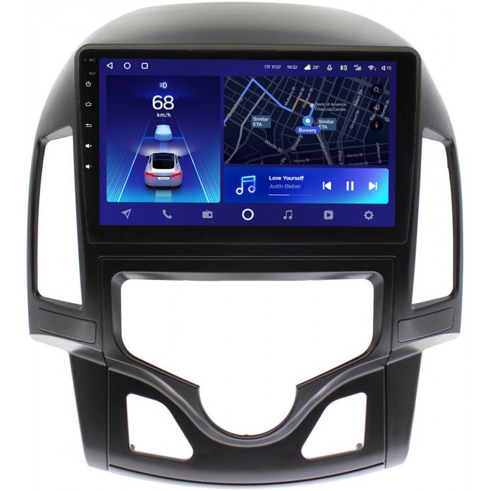 Штатное головное устройство Hyundai i30 I 2007-2012 (с климат-контролем) Teyes CC2 PLUS 9 дюймов 6/128 RM-9-142 на Android 10 (4G-SIM, DSP, QLed)